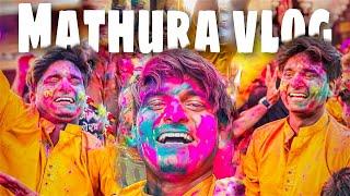 Radha Krishna Ji Ki Holi Khelke Maja Aa gaya |  Mathura Holi Vlog | Bihari Ladka