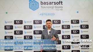 Başarsoft Teknoloji Günü Ankara 2023 Müşteri Röportajları (Abdullah Avan - Kayseri Büyükşehir)