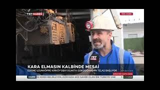 Kiremitçiler Madencilik TRT Haber'de madencilerin bir günü