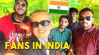 MEETING FANS IN INDIA VLOG | Herman