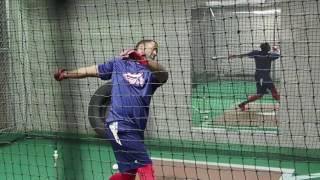 Watch Syracuse Chiefs Brian Goodwin take batting practice