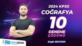 2024 KPSS ENGİN ERAYDIN COĞRAFYA 10 DENEME ÇÖZÜMÜ LİSANS - ÖN LİSANS - ORTAÖĞRETİM