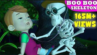 The Boo Boo Song With Skeleton Doctor | Skeleton Sick Song | Nursery Rhymes For Babies & Kids Songs