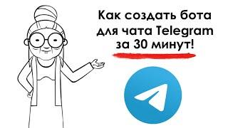 Как создать чат бота в Telegram в помощь Админам / Конструктор чат ботов SAMBOT.RU