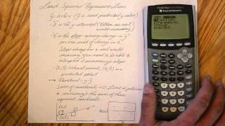 Regression Lines and Correlation with TI-84