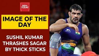 WATCH Sushil Kumar Thrashing Sagar Rana By Thick Stick | Image Of The Day