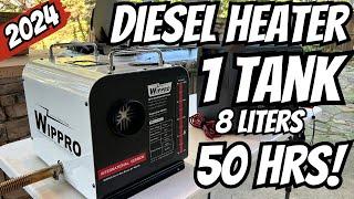 This Changes Everything Again! 2024 WIPPRO Diesel Heater - CRAZY Fuel efficiency and Super Quiet!