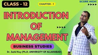 Management | Meaning of Management | Definition of Management | Dr. Sahil Roy