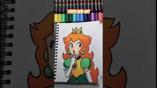 I Turned Princess Peach Into Bowser  #satisfying #art #viral #shorts