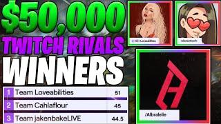 WE WON THE $50,000 TWITCH RIVALS APEX TOURNAMENT w/ ClaraAtWork & Loveabilities!!! | Albralelie