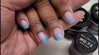 Dipping Ombre with natural Nail - Easy and Quick | Tony Huynh