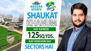 DHA City Karachi | SKMH- SHAUKAT KHANUM HOSPITAL DCK | Surrounding Sectors 125 yards 300& 500 Yards