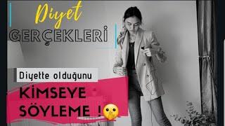 NASIL KİLO VERİRİM ?  BU VİDEOYU İZLEMEDEN DİYETE BAŞLAMAYIN !  // Diyete Başlamak İstiyorum