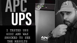 Testing the APC UPS 600C on laptop and WiFi Router after 3 months of usage