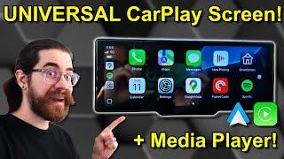 You can PLAY VIDEOS on this Wireless CarPlay Screen! – XPMOBQ Universal Screen Review