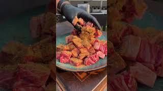 Steak Bite Tacos | Over The Fire Cooking by Derek Wolf