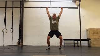 The Weightlifting 101 Power Clean & Push Jerk Warm-Up (empty barbell)