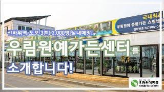 [우림원예종묘][우림원예가든센터] 선바위역 도보 3분! 2,000평 실내매장! 우림원예가든센터를 소개합니다! (우림원예가든센터의 겨울모습)