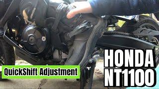 Honda NT1100 - Quick QuickShifter Adjustment