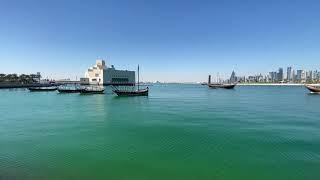 4K Virtual Walking Tour to the Most Scenic Place of Doha