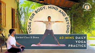 60 Min Yoga Class for Beginner to Advanced | Yoga for Whole Body, Mind and Beyond | Home Practice