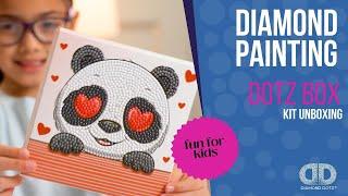 ‘Panda Love’ Diamond Painting DOTZ BOX® Kit Unboxing