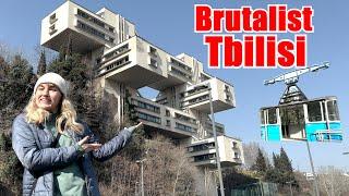 Soviet, Brutalist architecture of Tbilisi - Georgia #soviettbilisitour #brutalistarchitecture