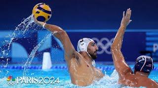 U.S. men fall to Greece after many missed opportunities in water polo | Paris Olympics | NBC Sports