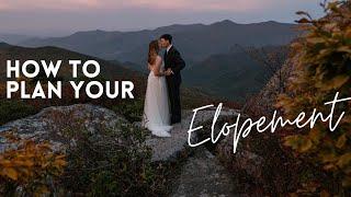 How To Plan Your Elopement (Including Timeline Examples)