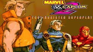 Marvel vs Capcom 2 - Ironman|Charlie|Cable【TAS】