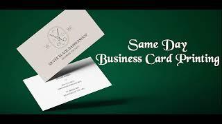 same day business card printing || same day printing