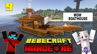 BEBECRAFT #9 - MUNTIK ako MALUNOD (BOATHOUSE) || HARDCORE 1.17
