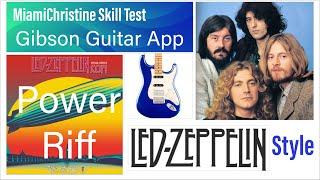 Led Zeppelin Guitar - Power Chords - My Skill Test - Gibson Learn and Play App