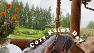 READ WITH ME | Reading on the Porch on a Rainy Day