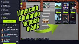 LIMERCOIN - COMO GANHAR R$1 DOLAR GRÁTIS