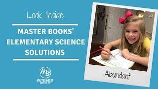 Look Inside Master Books' Elementary Science Homeschool Curriculum Choices