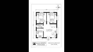 # Two bedroom house plan# instyle homes# Low budget building design # simple home design# floor plan