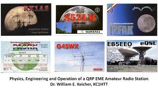 Physics, Engineering, and Operation of a Low Power, Single Polarization, EME Amateur Radio Station.