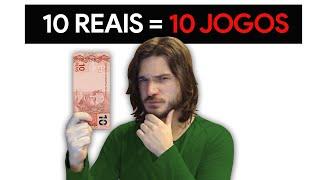 COMPRANDO 10 JOGOS COM APENAS 10 REAIS!