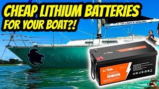 Amazon Lithium Battery House Bank on the Cheap?! Ep 296 - Lady K Sailing