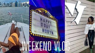 WEEKEND VLOG| Yatch Day in Miami, Victory Lounge, and Fun With Friends