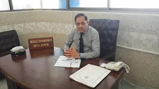 Col. (R) Dr. Naveed Arshad Khokhar briefing about Watim Dental Hospital