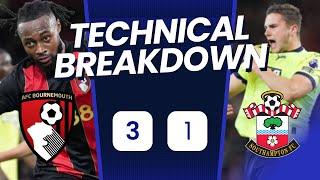 Life Without Solanke Looks Good! Bournemouth 3 1 Southampton Analysis