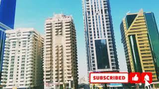 Dubai Metro Train || a way going to my work