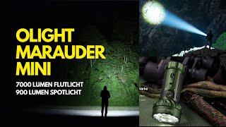 Olight Marauder Mini LED Taschenlampe Vorstellung und Beamshots