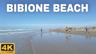 Bibione Italien,  Beach Walking Tour 4K UHD