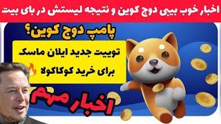 اخبار خوب بیبی دوج کوین و نتیجه ی لیست شدنش در صرافی بای بیت | توییت های ایلان ماسک و پامپ دوج کوین