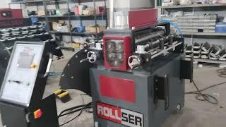 Rollser Production Hall | Roll forming Machine Process | Decoiler with Servo Driver and Straightener