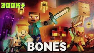  [AMV] BONES - SolvingStraw (Minecraft Animation) [Music Video](Nether War)