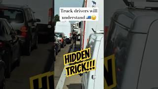 What Is He Hiding Under There?!  #truckdriver #lkw #camion #bigrig #fahrer #smile #funny #job